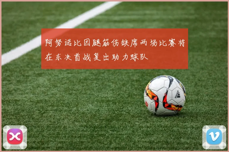 阿努诺比因腿筋伤缺席两场比赛将在东决首战复出助力球队
